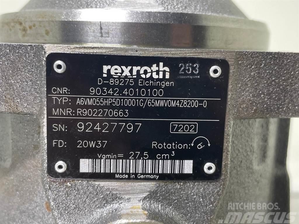 Rexroth A6VM055HP5D10001G-R902270663-Drive motor/Fahrmotor Hydraulik