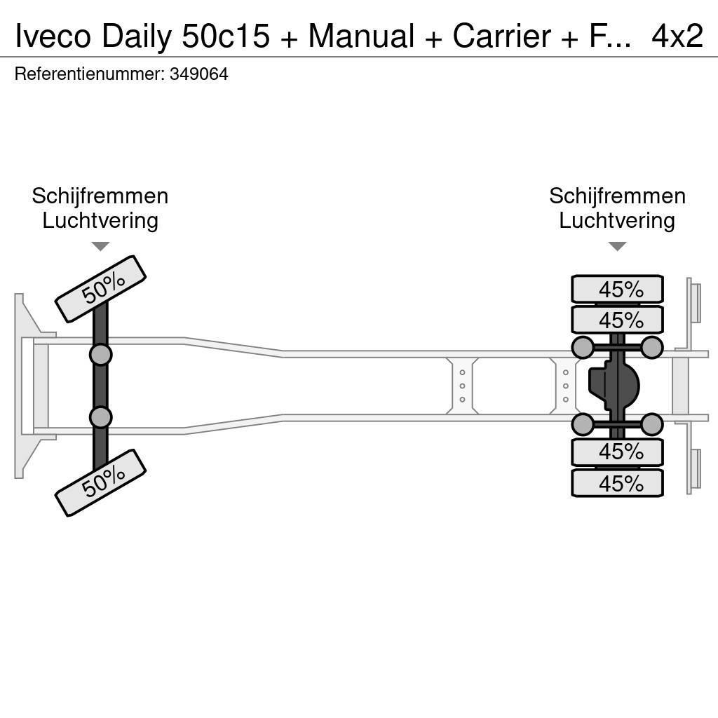 Iveco Daily 50c15 + Manual + Carrier + Flower transport Skåpbilar Kyl/Frys/Värme