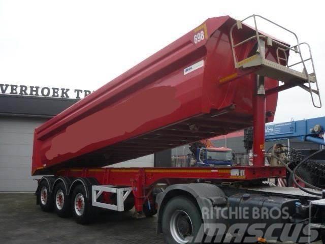 MOL 28m3 3 axle tipper trailer Alubox - Steelchassis ( Tipptrailer