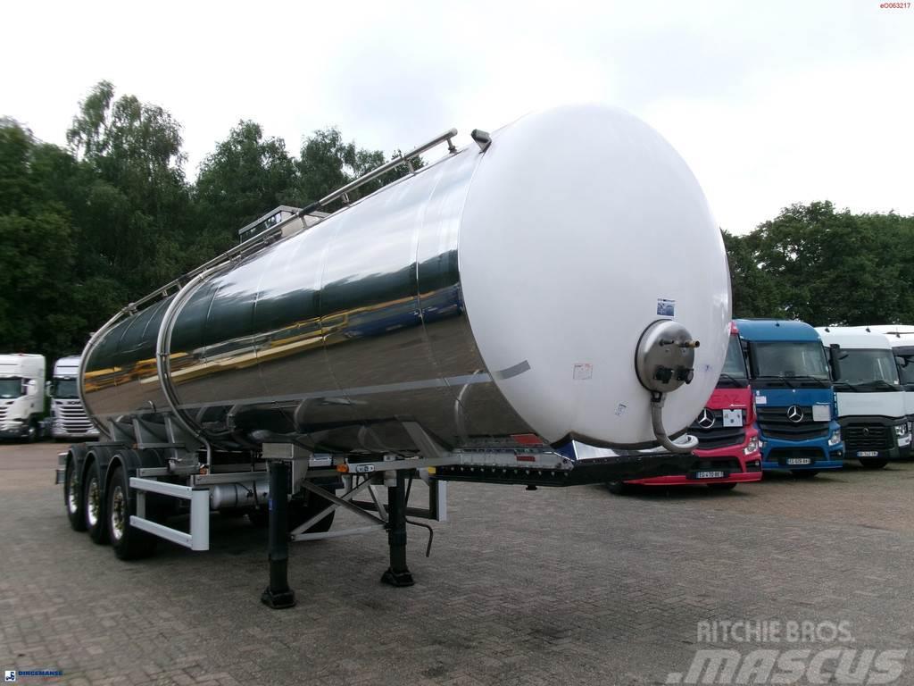 Maisonneuve Food tank inox 30 m3 / 1comp Tanktrailer