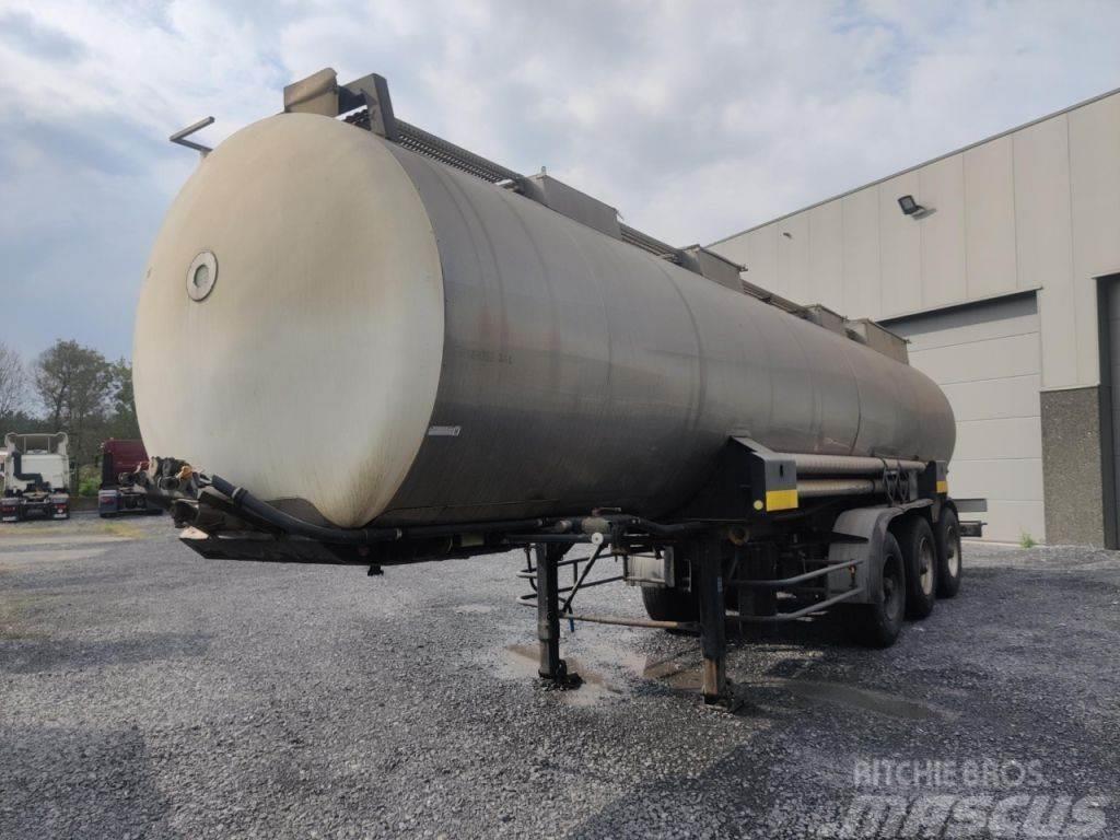 BSL CHEMICAL TANK IN STAINLESS STEEL - 29000 L - 5 UNI Tanktrailer