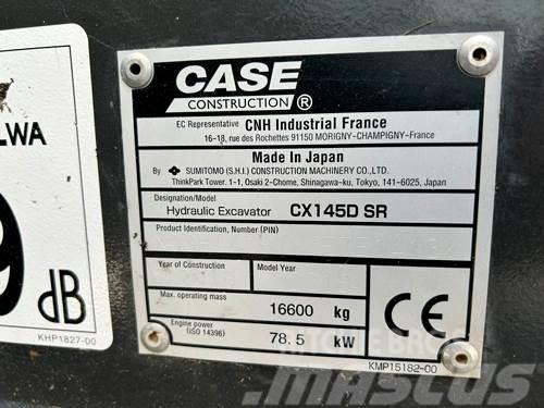 CASE CX145D SR Bandgrävare