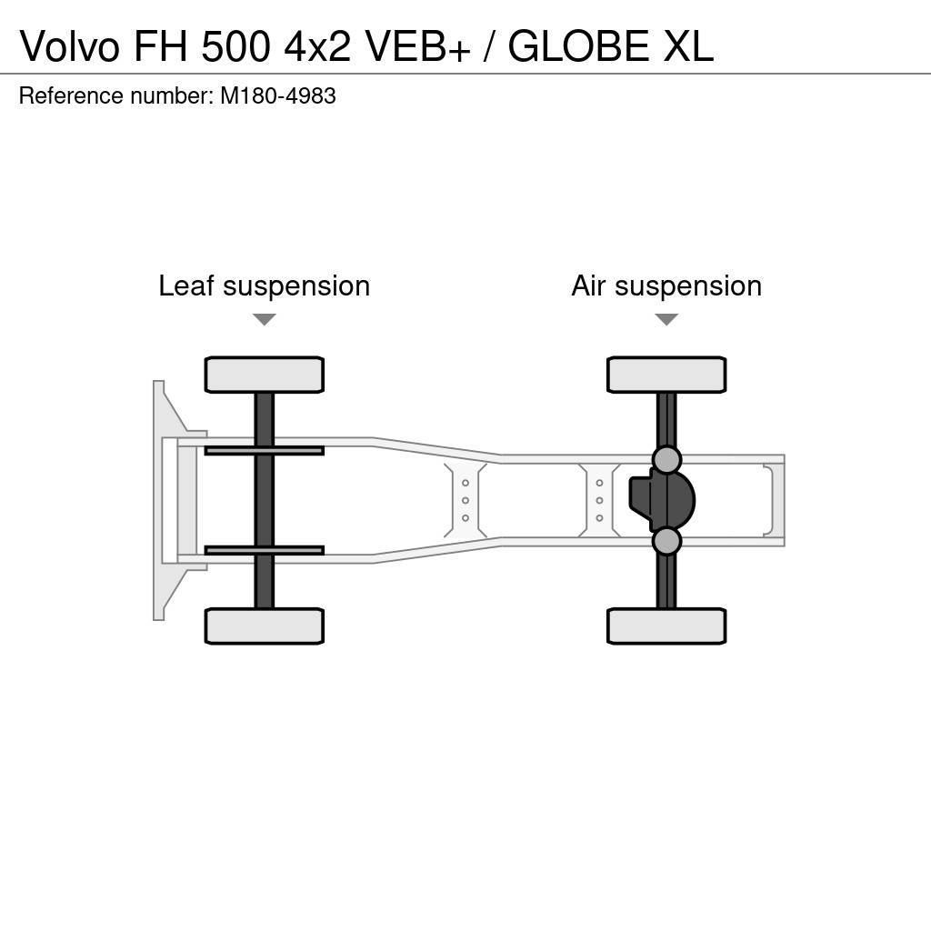 Volvo FH 500 4x2 VEB+ / GLOBE XL Dragbilar