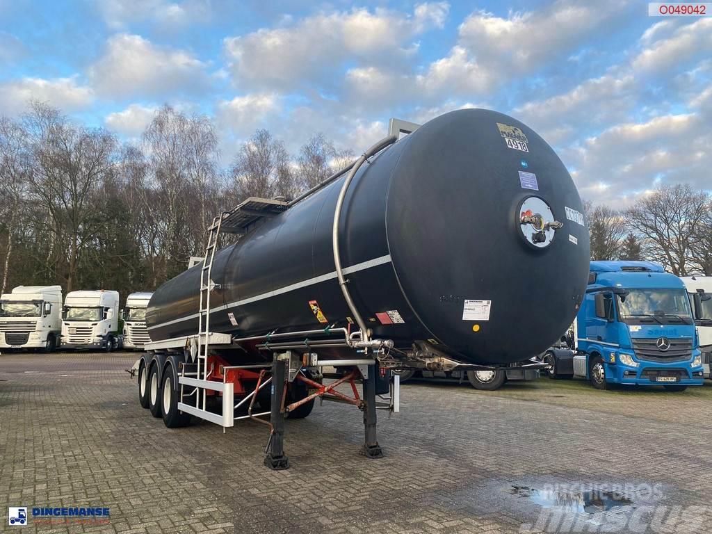 Magyar Bitumen tank inox 31 m3 / 1 comp + mixer / ADR 26/ Tanktrailer