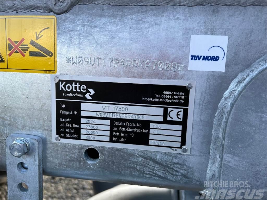 Kotte VT 17.300 Fast- och kletgödselspridare