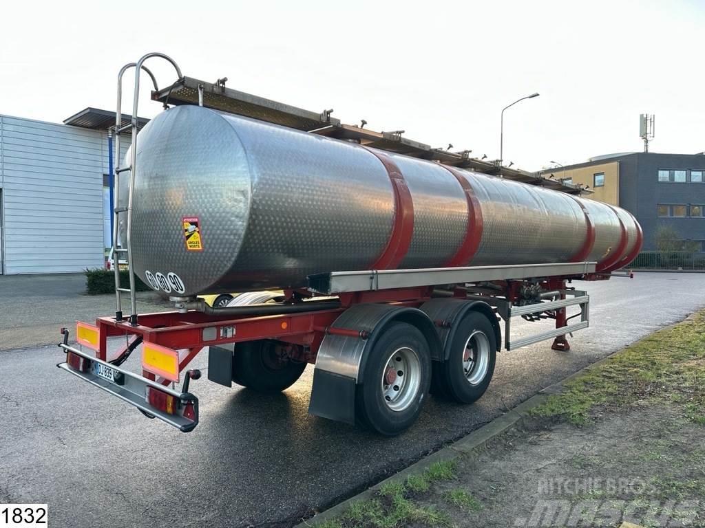 BSL Food 28000 Liter, 6 Compartments, Stainless steel Tanktrailer