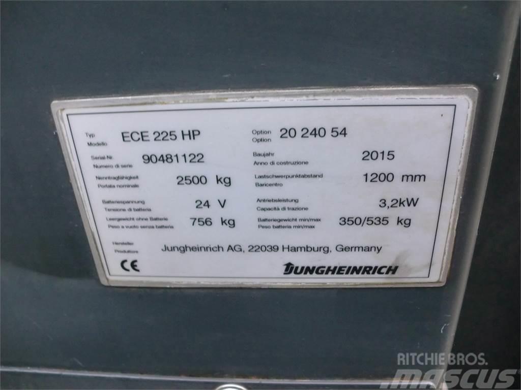 Jungheinrich ECE 225 HP 2400x540mm Plocktruck, låglyftande
