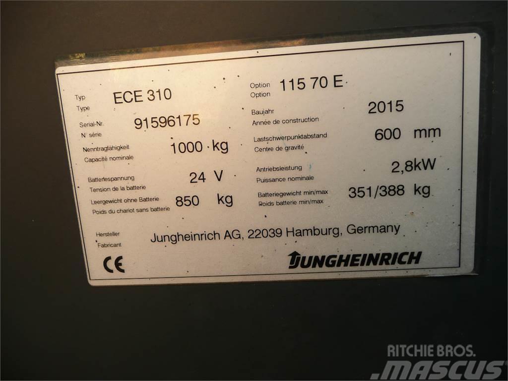 Jungheinrich ECE 310 70 E 1150x560mm Plocktruck, låglyftande