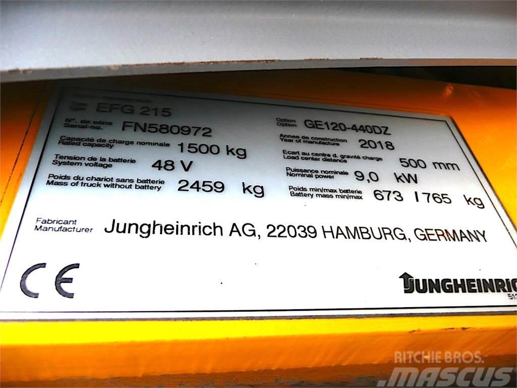 Jungheinrich EFG 215 440 DZ Elmotviktstruckar