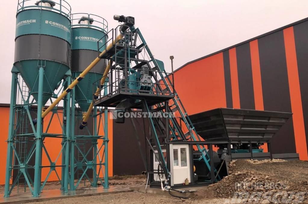Constmach 30 M3/H Compact Concrete Mixing Plant Cementtillverknings fabriker