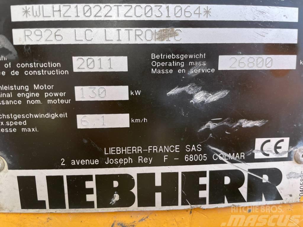 Liebherr R 926 LC Bandgrävare