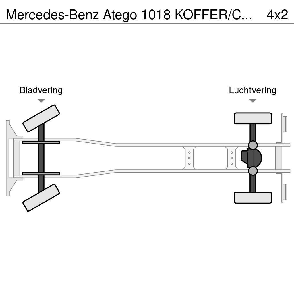 Mercedes-Benz Atego 1018 KOFFER/CAISSE + D'HOLLANDIA 1500 KG Skåpbilar
