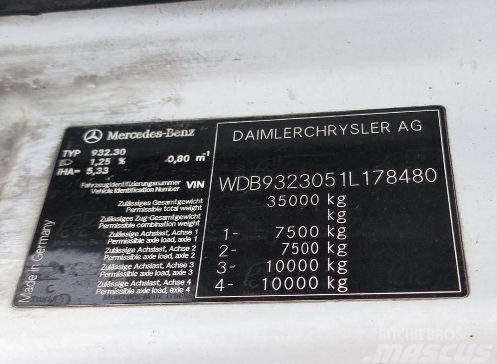 Mercedes-Benz Actros 3241K/45 8X4M / OM501 Engine sold / Gearbox Chassi och upphängning