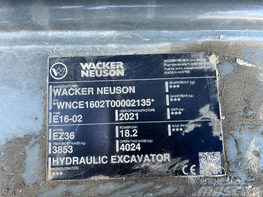 Wacker Neuson EZ 36 Minigrävare < 7t