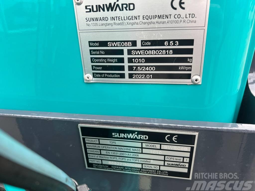 Sunward SWE08B minikraan Minigrävare < 7t