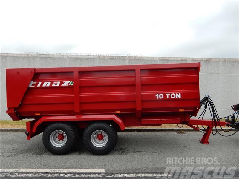 Tinaz 10 tons bagtipvogn med hydr. bagklap Tippvagnar