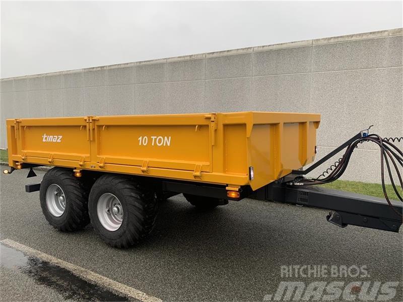 Tinaz 10 tons dumpervogn med slidsker Övriga grönytemaskiner