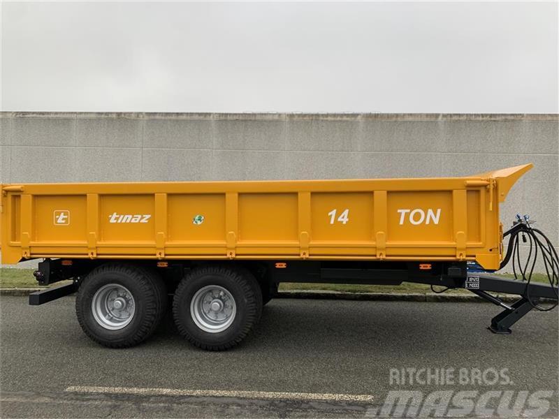 Tinaz 14 tons dumpervogn  med 3 vejstip Övriga grönytemaskiner