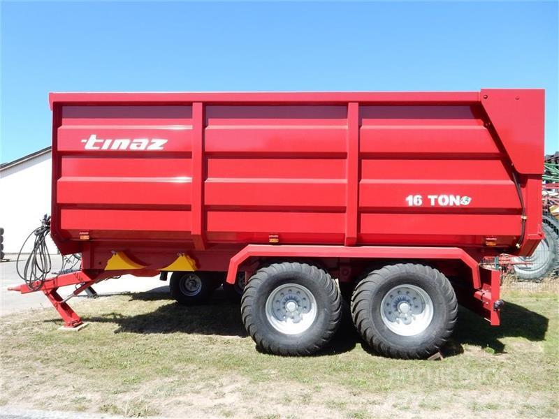 Tinaz 16 tons bagtipvogne Tippvagnar