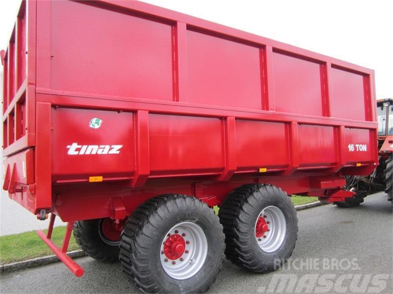 Tinaz 16 tons dumpervogne med kornsider Övriga grönytemaskiner