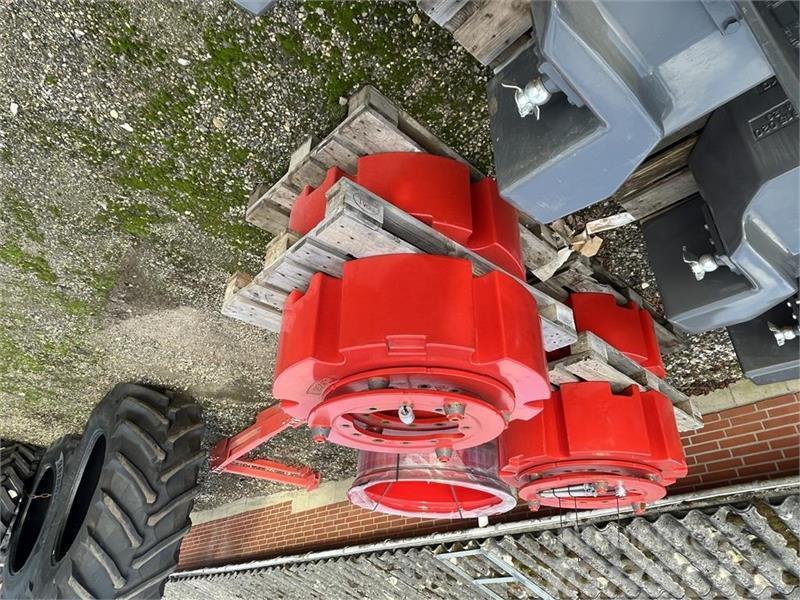 Fendt 2 X 1000 KG hjulvægte Övriga traktortillbehör