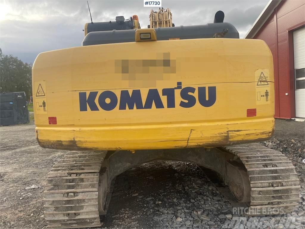 Komatsu PC210LC-SK tracked excavator w/ tilt and 2 buckets Bandgrävare