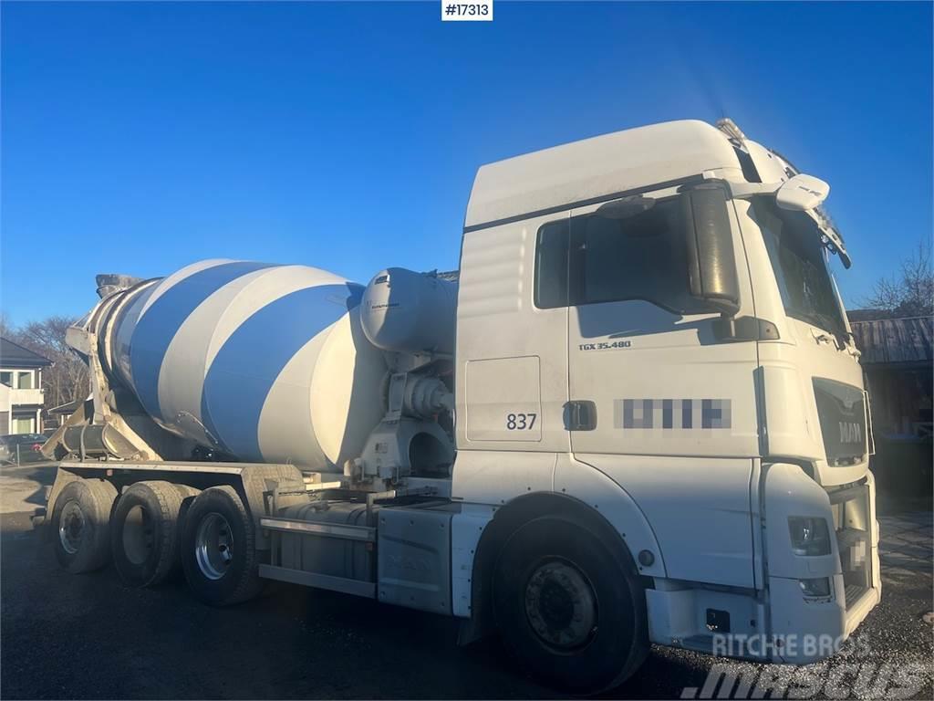 MAN TGX 35.480 8x4 Concrete truck w/ Putzmeister super Cementbil