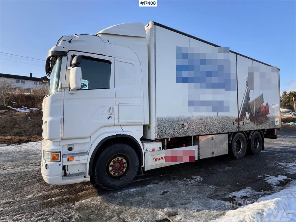Scania R480 6x2 box truck w/ rear lift Skåpbilar