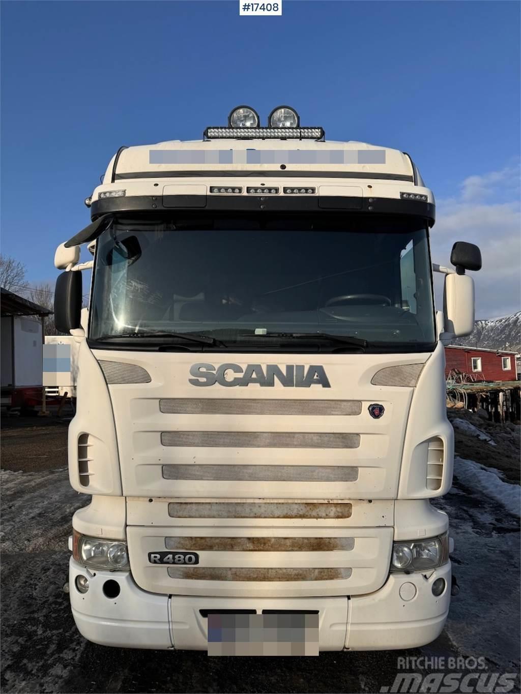 Scania R480 6x2 box truck w/ rear lift Skåpbilar