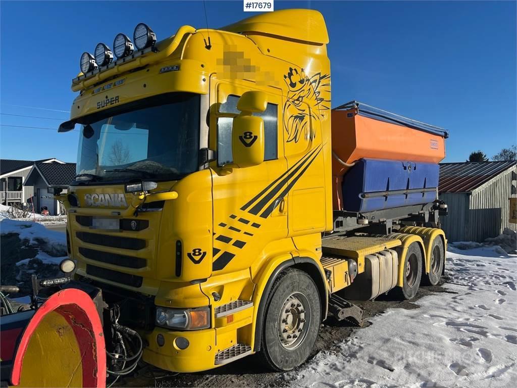 Scania R620 6x4 snow rigged combi truck Dragbilar