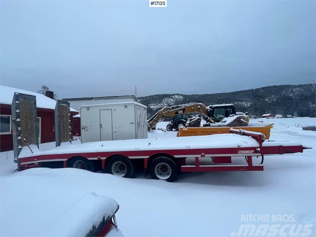  Scanslep machine trailer w/ hydraulic driving brid Övriga släp
