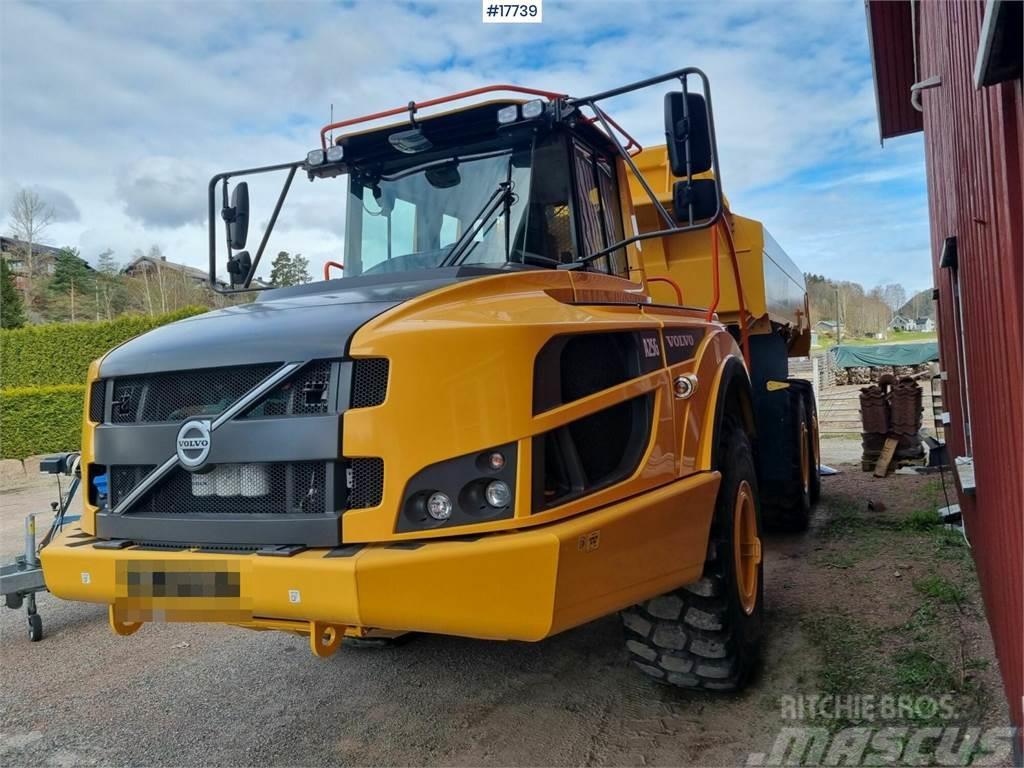 Volvo A25G 6x6 with few hours. Midjestyrd dumper