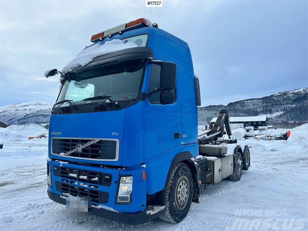 Volvo FH520 6x2 hook truck. Lastväxlare/Krokbilar