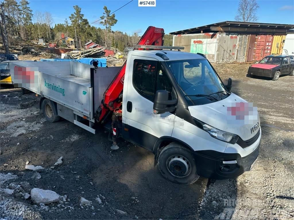 Iveco Daily 70C18H Crane truck with FASSI F70B.1.24 Kranbilar