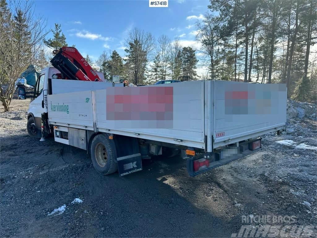 Iveco Daily 70C18H Crane truck with FASSI F70B.1.24 Kranbilar