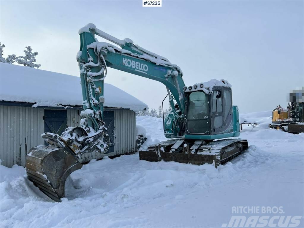 Kobelco SK140 SRLC-5 Excavator with Engcon rototilt Bandgrävare