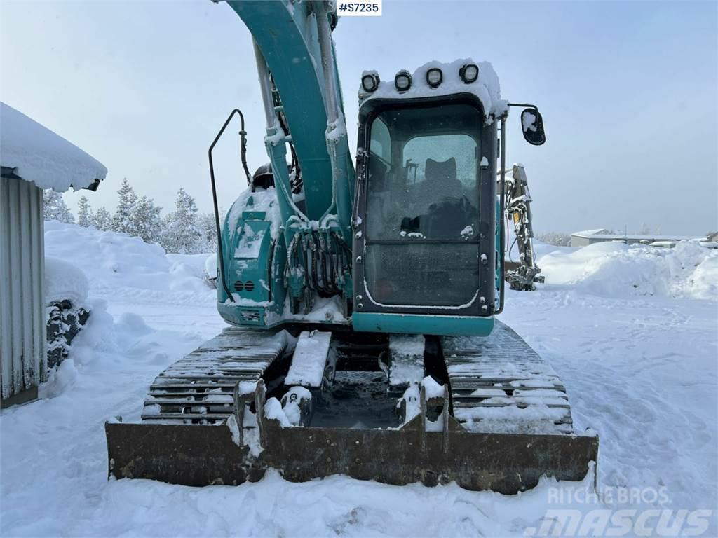 Kobelco SK140 SRLC-5 Excavator with Engcon rototilt Bandgrävare