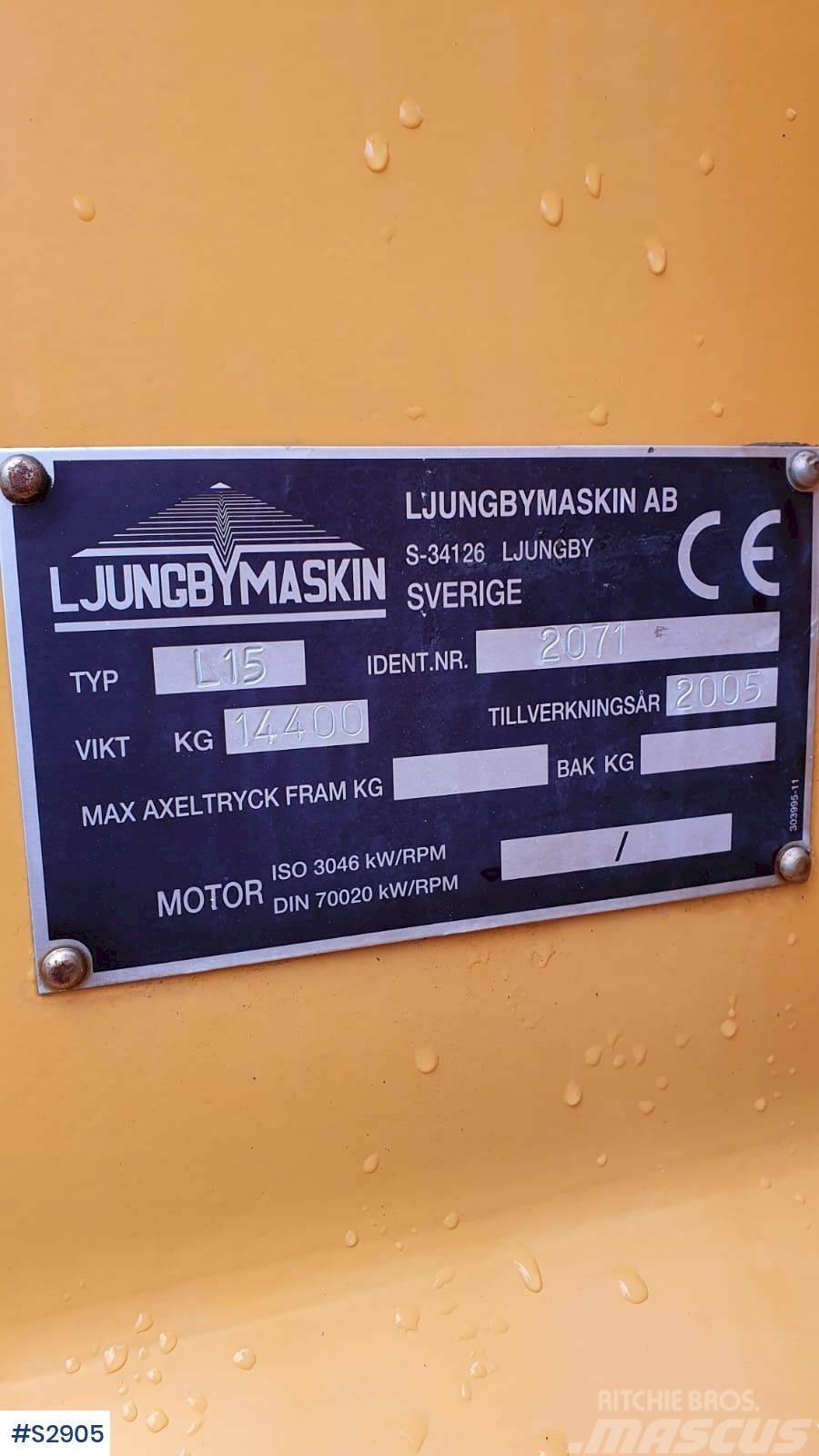 Ljungby L15 WHEEL LOADER WITHOUT BUCKET Hjullastare