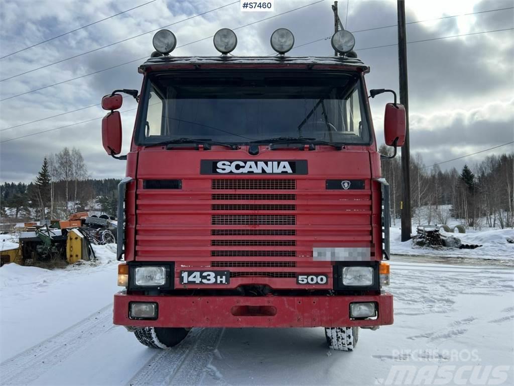 Scania R143 HL 8x2 59 with Atlas Copco XRVS466 compressor Plogbilar