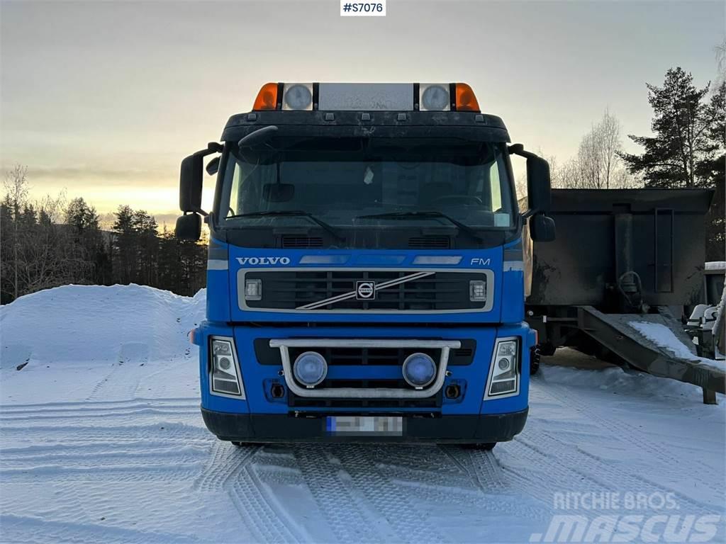 Volvo FM400 6*2 Crane Truck with tiltable flatbed + Palf Kranbilar