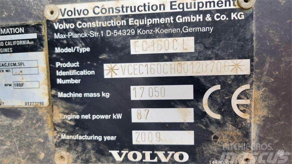 Volvo EC 160 CL + ROTOTILT + 3 BUCKE Bandgrävare