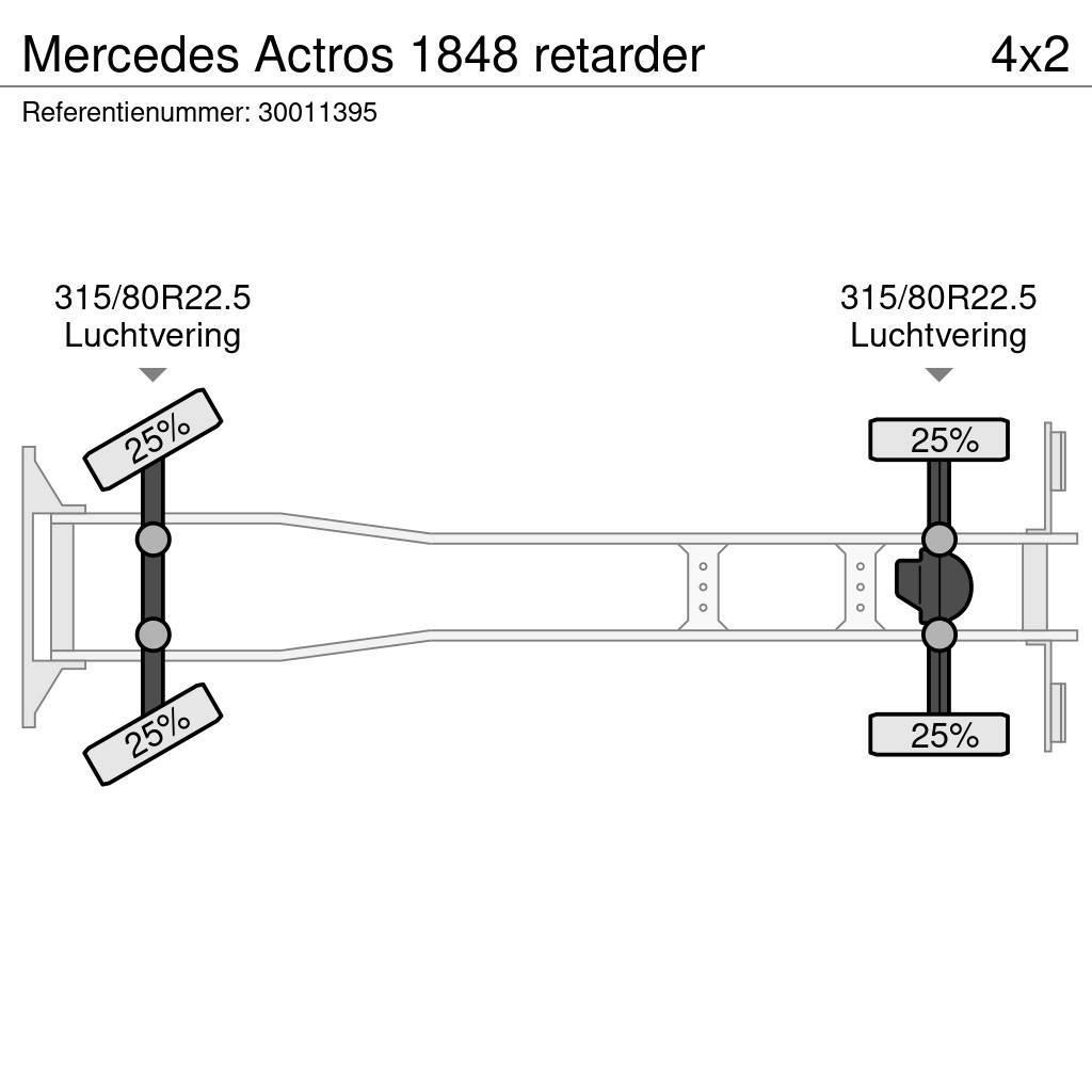 Mercedes-Benz Actros 1848 retarder Chassier