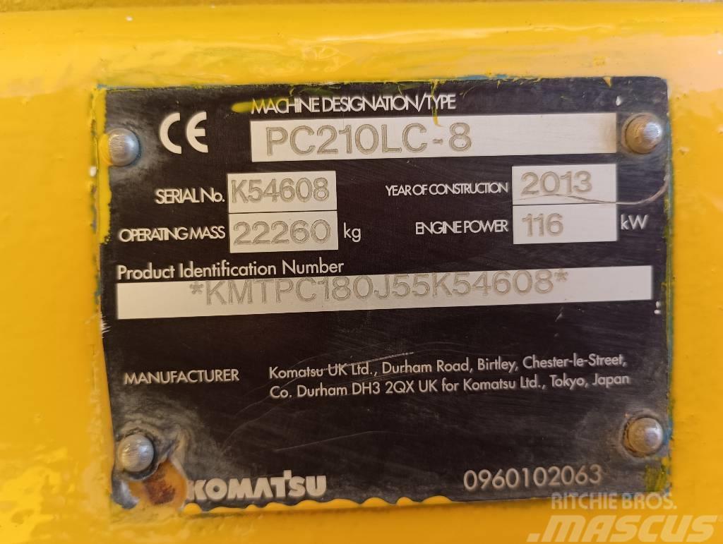 Komatsu PC 210 LC-8 Bandgrävare