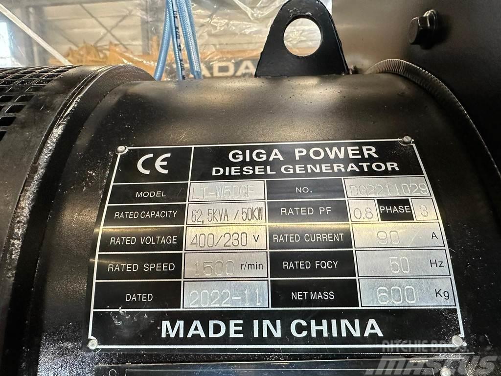 Giga power LT-W50GF 62.50KVA open set Övriga generatorer