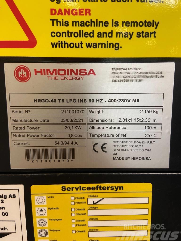 Himoinsa HRGO-40 T5 LPG Gasgeneratorer
