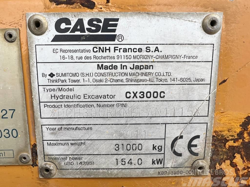 CASE CX300C - Dutch Machine / CE + EPA Avfalls / industri hantering
