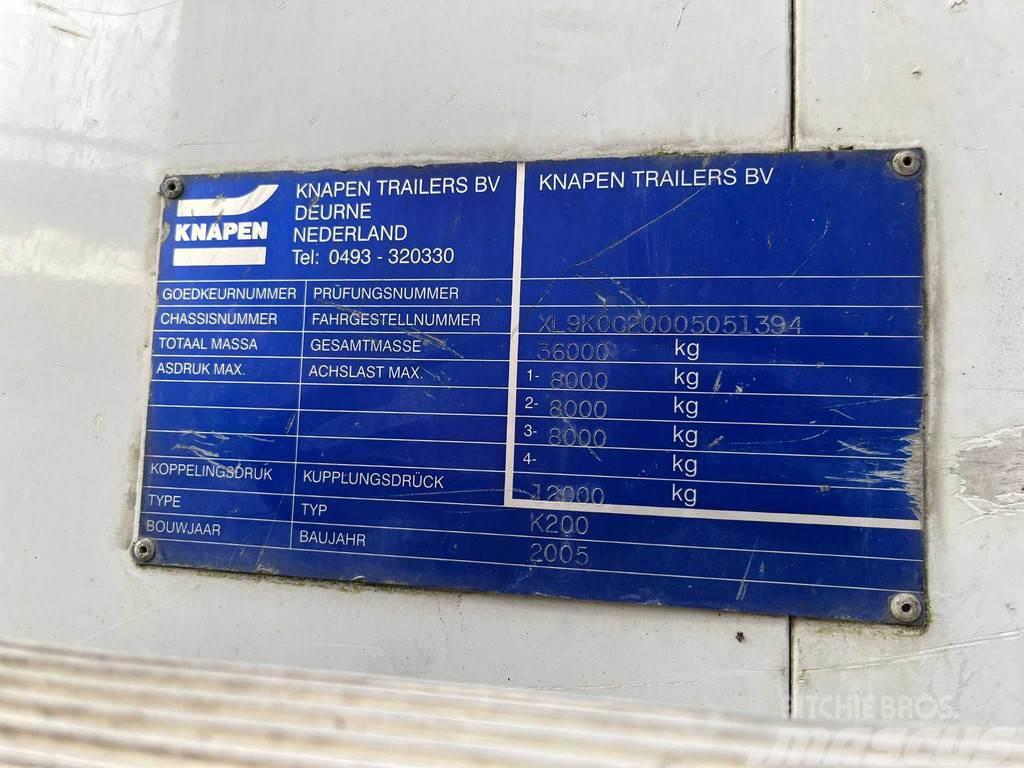 Knapen K 200 BOX L=13640 mm Walking floor semitrailers