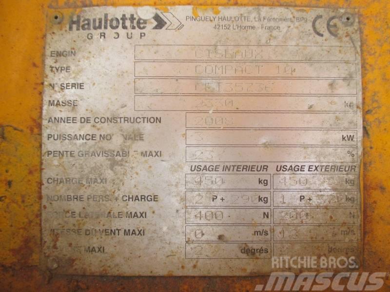 Haulotte Compact 10 Saxliftar