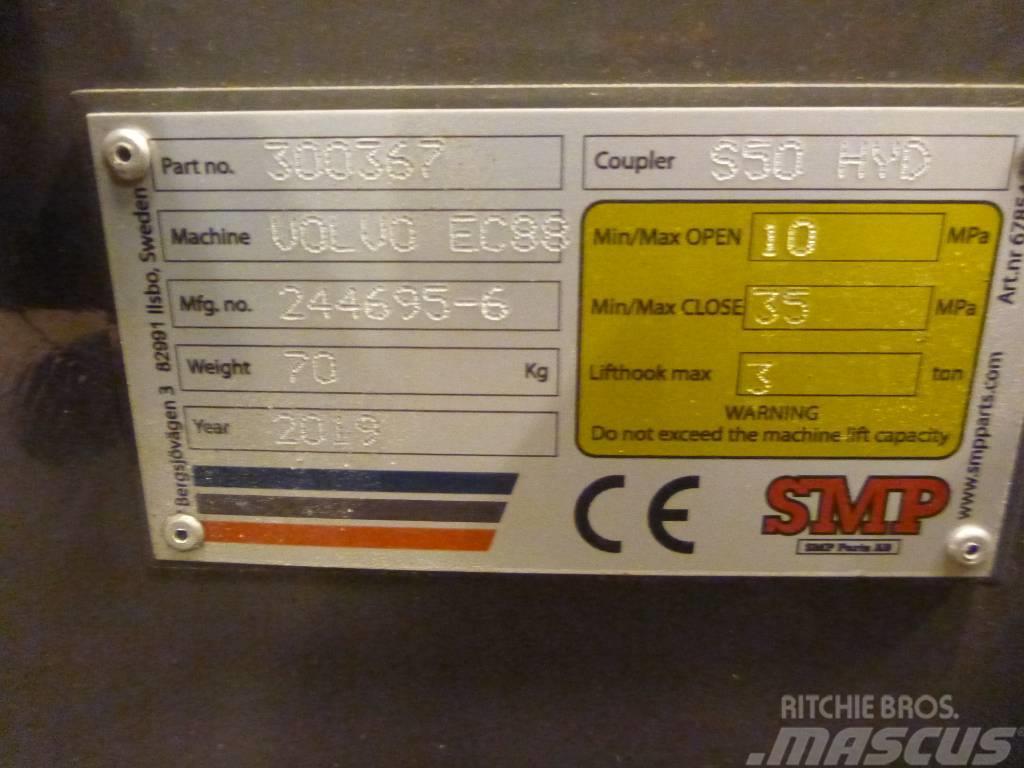 SMP S50 HYD Redskapsfäste/ adaptrar