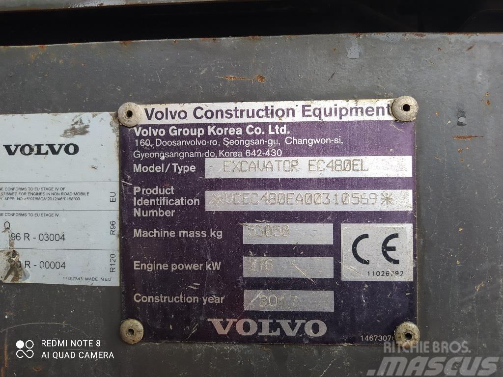 Volvo EC 480 E L ME Bandgrävare